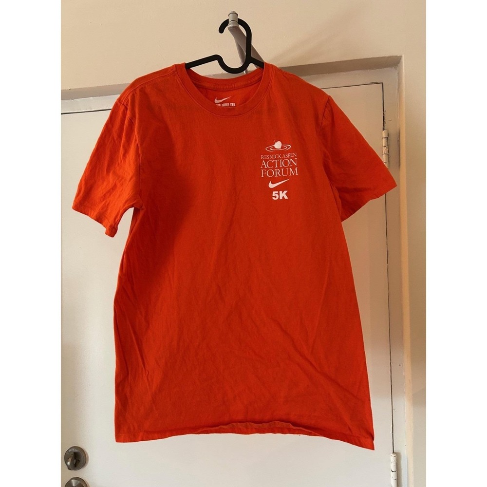 Nike Mens T-Shirt Medium Athletic Cut Resnick Aspen Action Forum 5K - Picture 3 of 7
